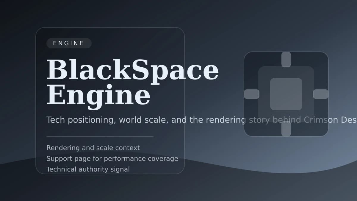 Stylized engine cover for BlackSpace Engine coverage