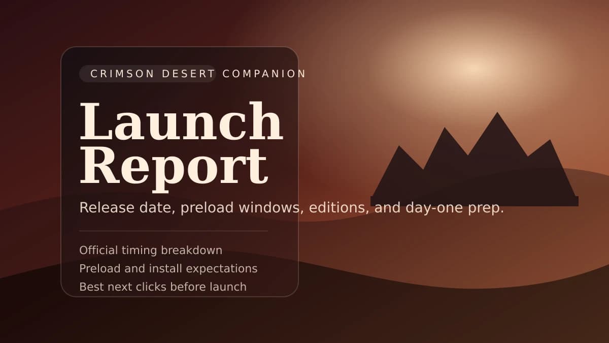 Stylized launch cover for launch-week homepage planning
