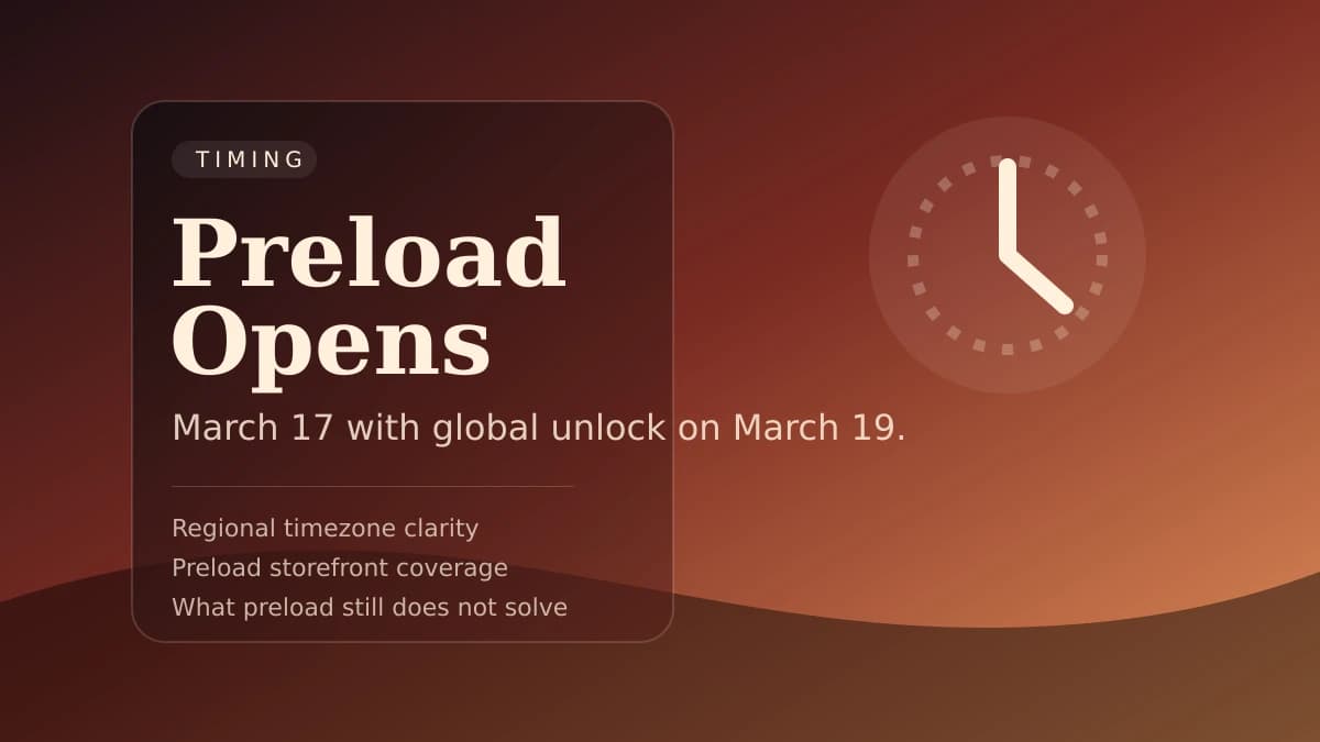 Preload timing cover image